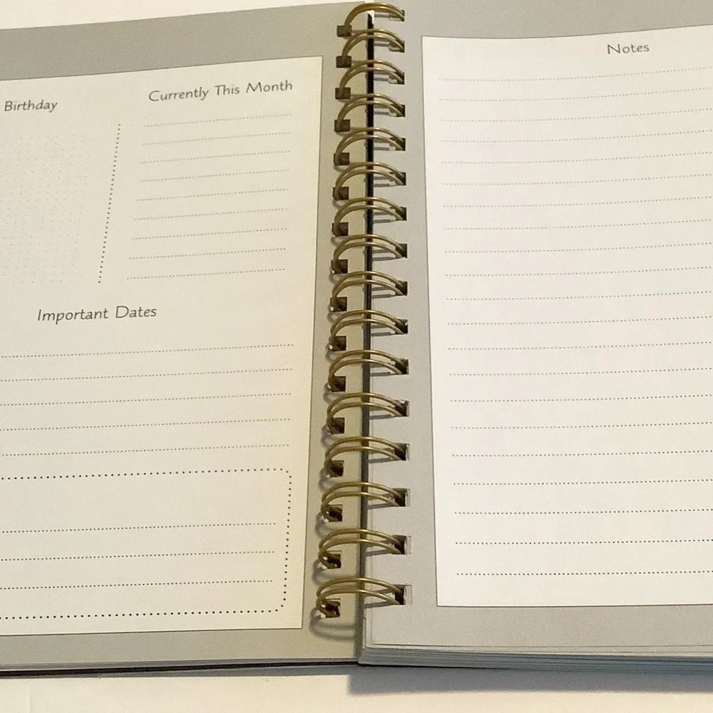 Pent Gear Black Undated Planner #44